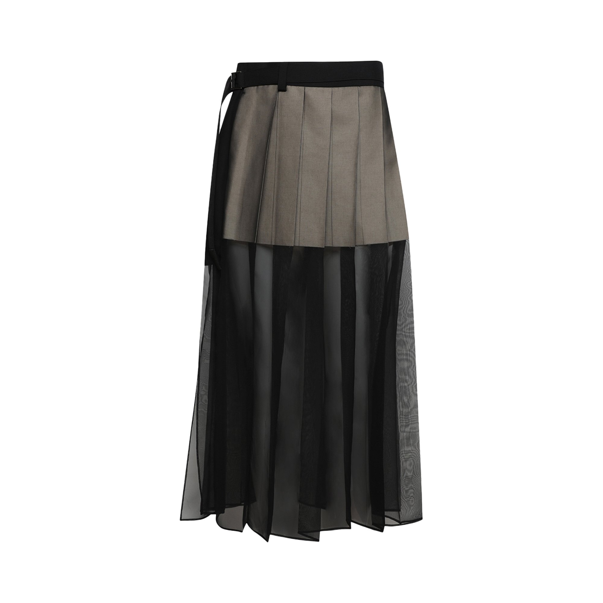 Sacai Chiffon Skirt 'Black'