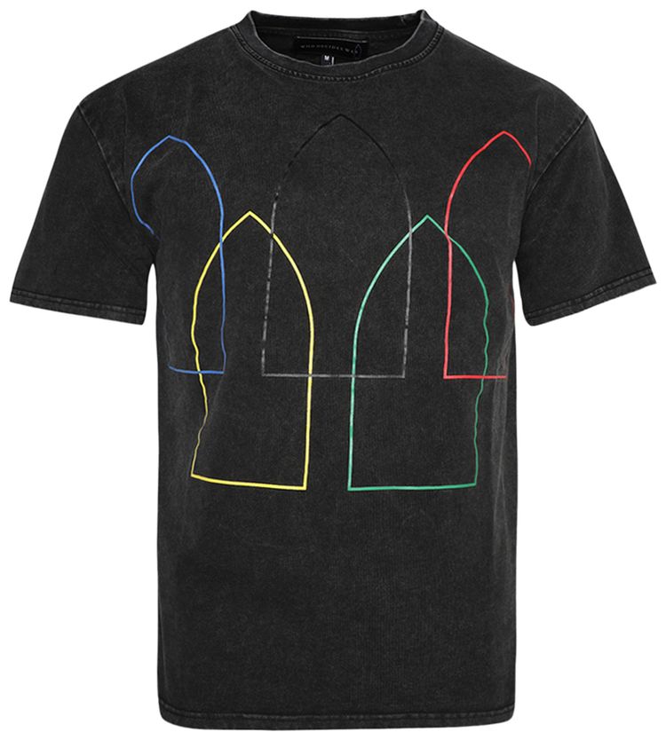 Who Decides War Interwoven Windows Short Sleeve Coal