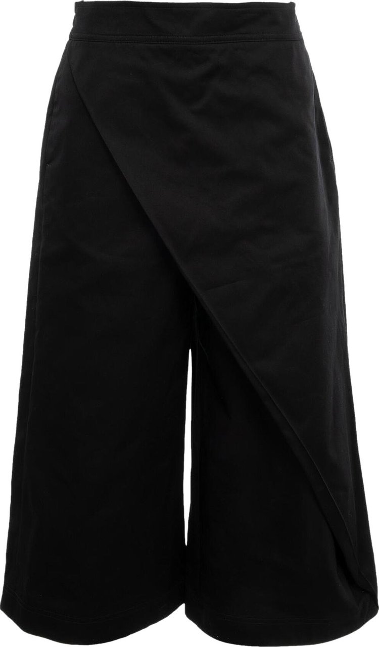 Loewe Wrapped Cropped Trousers 'Black'