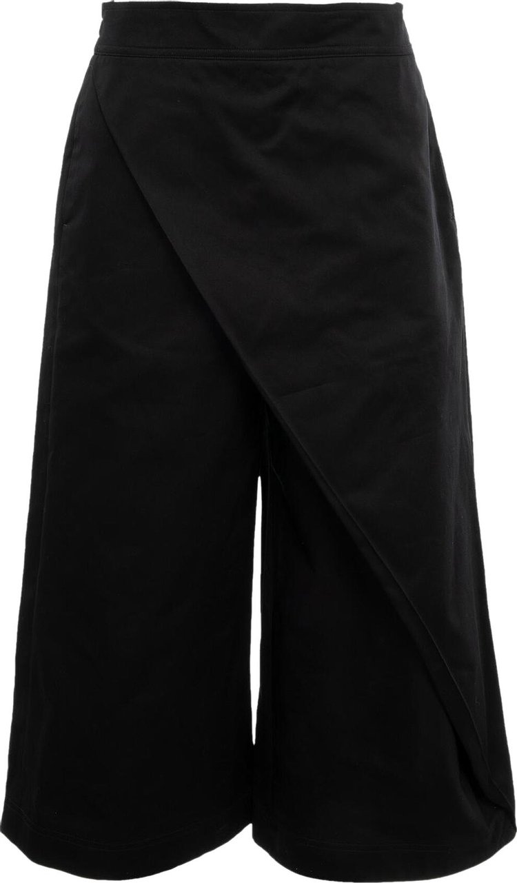 Loewe Wrapped Cropped Trousers Black