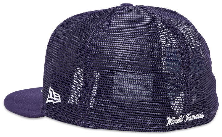 Supreme Box Logo Mesh Back New Era Purple