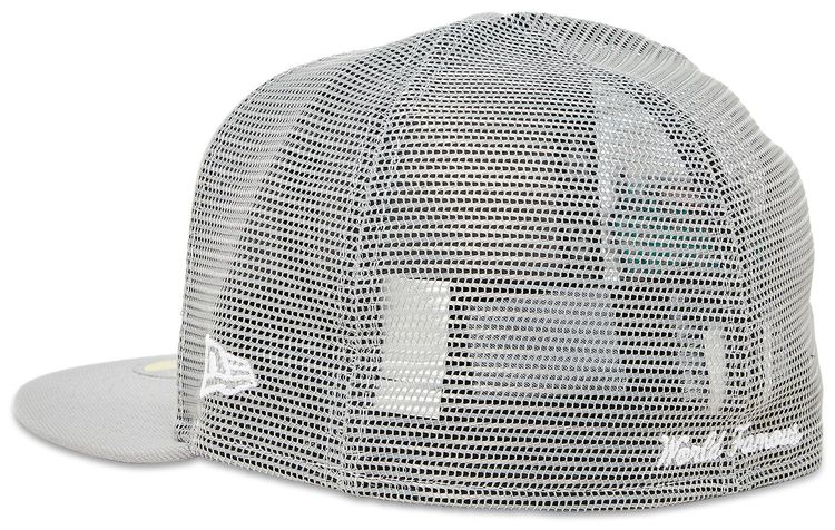 Supreme Box Logo Mesh Back New Era Grey