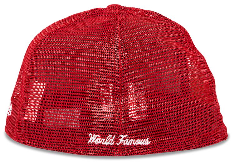 Supreme Box Logo Mesh Back New Era Red