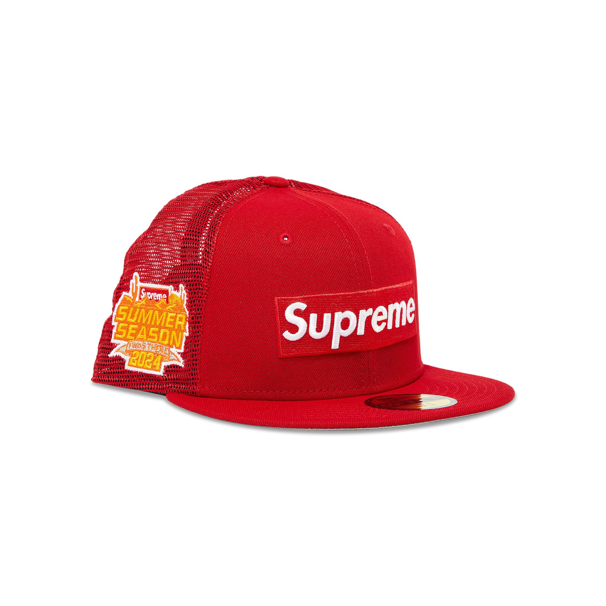 Buy Supreme Box Logo Mesh Back New Era 'Red' - SS24H14 RED