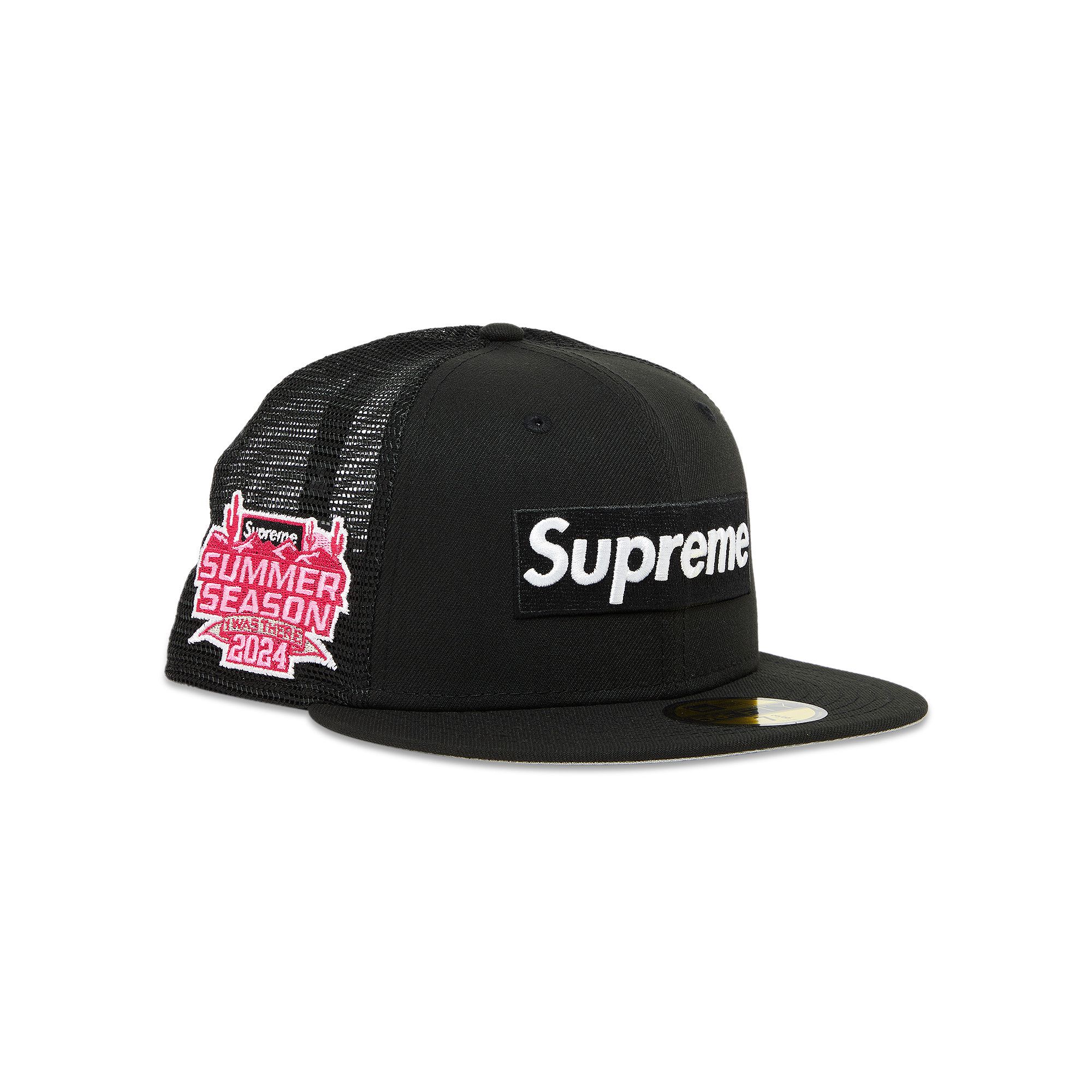 Buy Supreme Box Logo Mesh Back New Era 'Black' - SS24H14