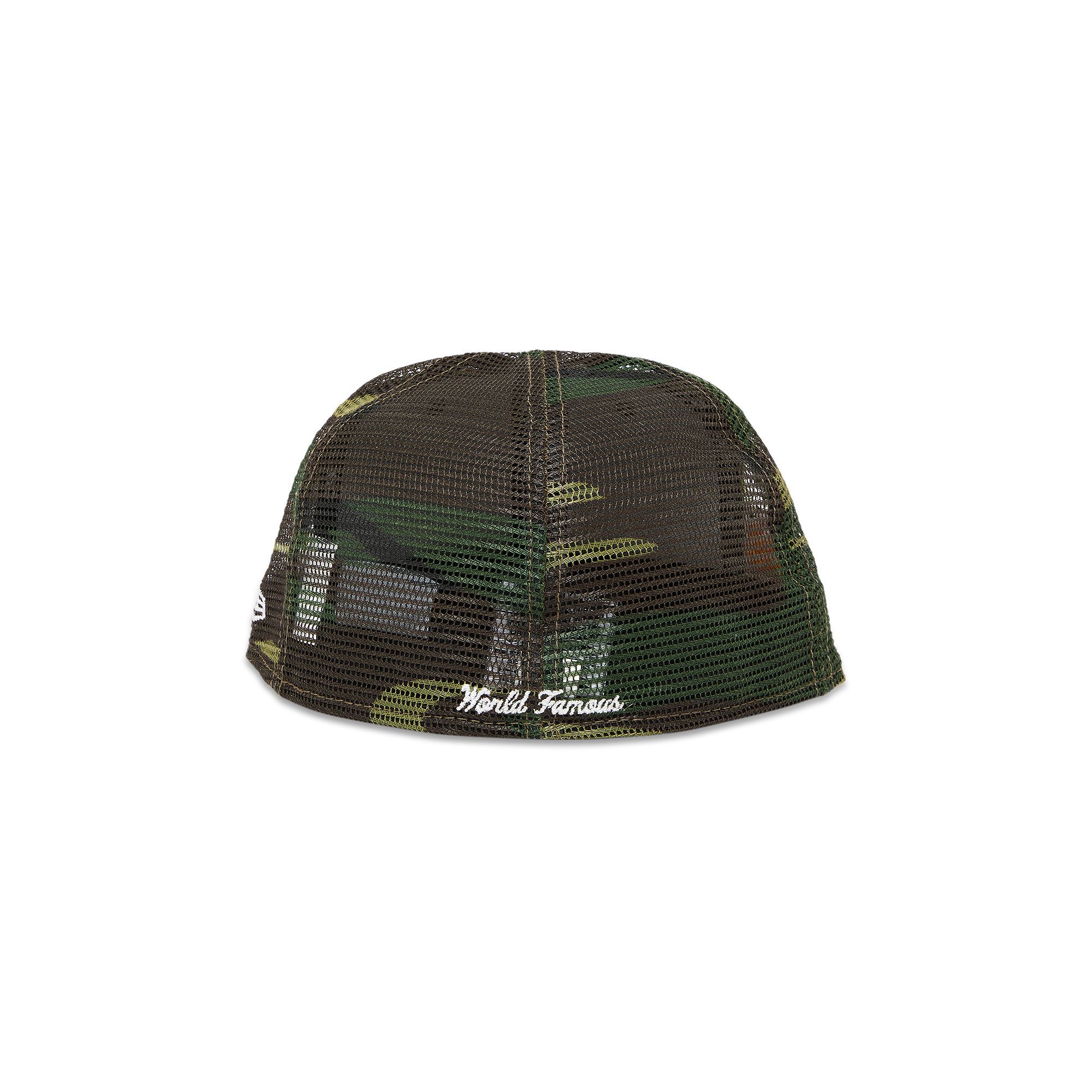 【★超目玉】 Logo Box Supreme Buy Mesh Camo 'Woodland Era New Back 帽子