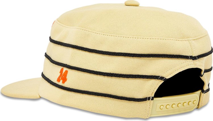 Supreme Pro Bowl Pillbox Hat Light Gold