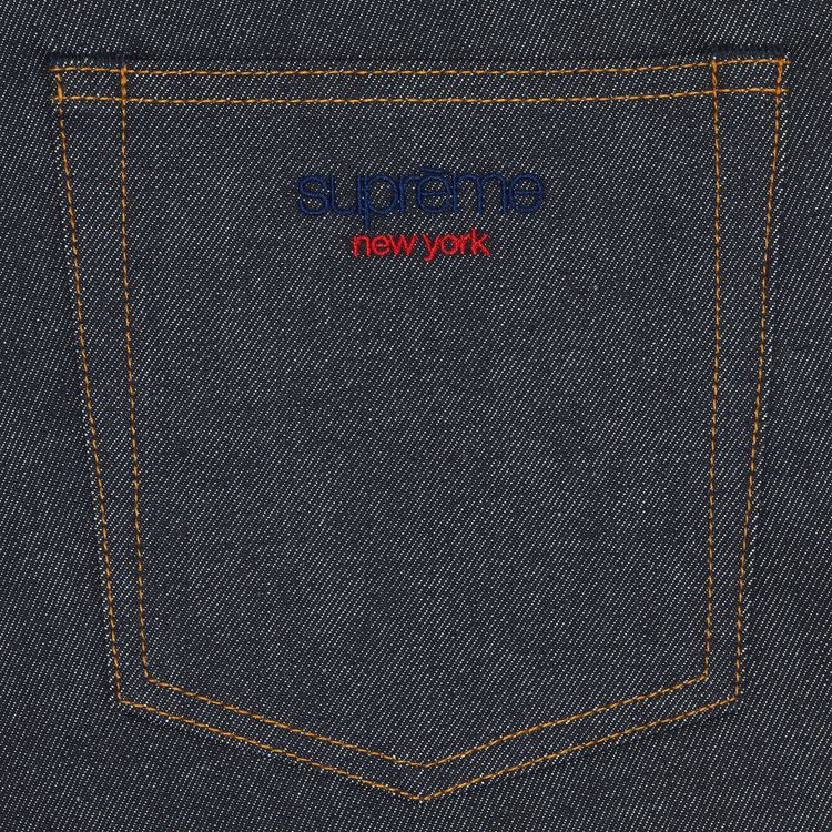 Supreme Rigid Baggy Selvedge Denim Short Rigid Indigo