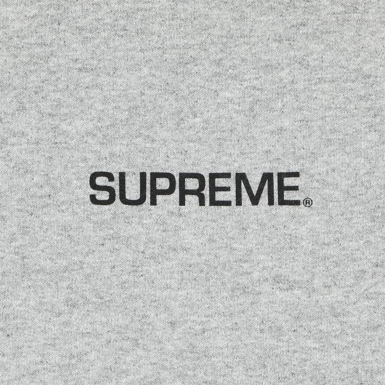 Supreme Immortal Hooded Sweatshirt Heather Grey