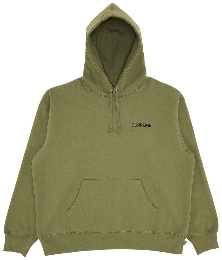 Supreme Immortal Hooded Sweatshirt Light Olive