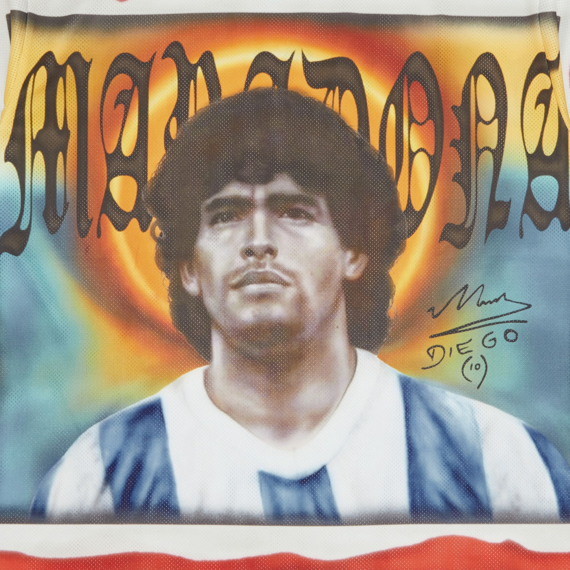 【ギフト】 Jersey Soccer Maradona Supreme Buy 'Multicolor' SS24KN79 - トップス
