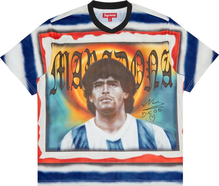 Supreme Maradona Soccer Jersey 'Multicolor'