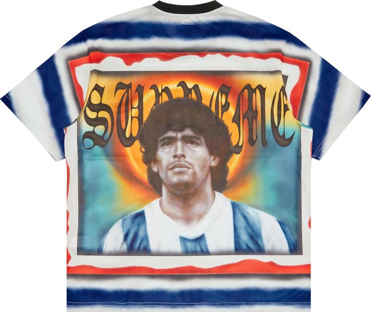 Supreme Maradona Soccer Jersey Multicolor