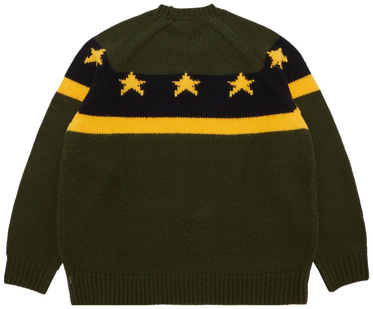 Supreme Stars Sweater Green
