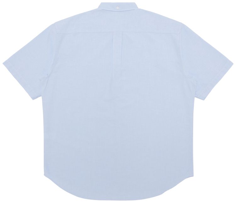 Supreme Loose Fit Short Sleeve Oxford Shirt Light Blue
