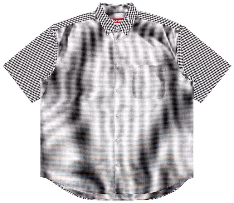 Supreme Loose Fit Short Sleeve Oxford Shirt Gingham