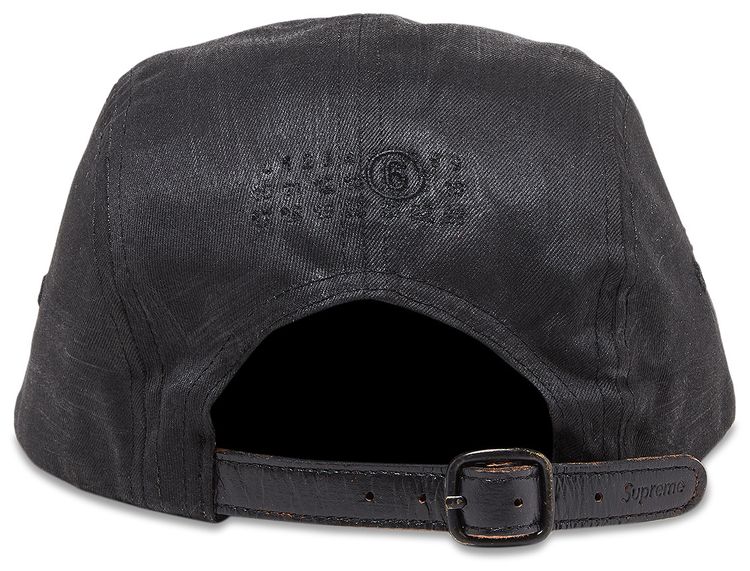 Supreme x MM6 Maison Margiela Painted Camp Cap Black