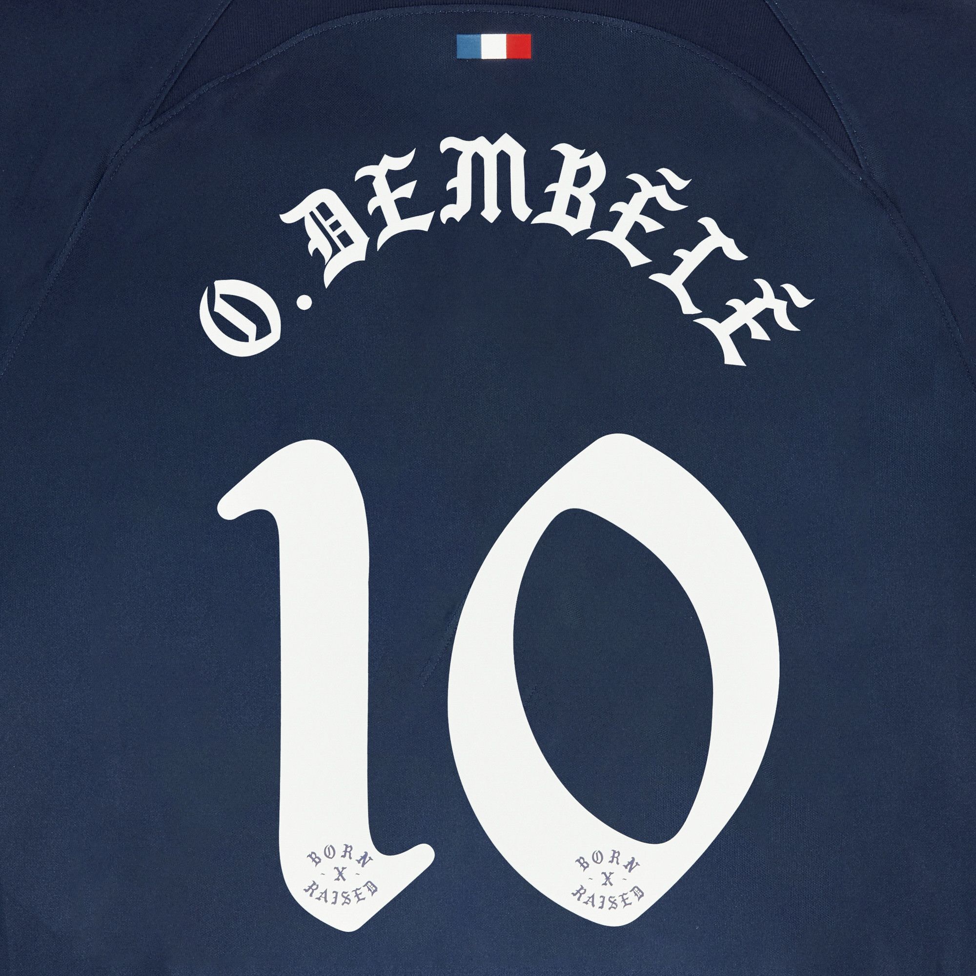 Buy Paris Saint-Germain x Born x Raised Dembélé Jersey 'Navy