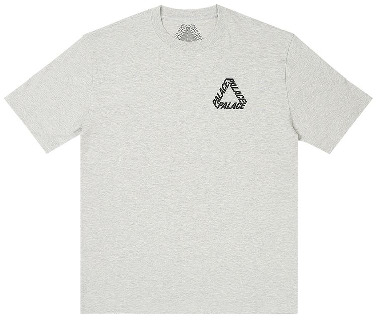 Palace Baked P 3 T Shirt Grey Marl