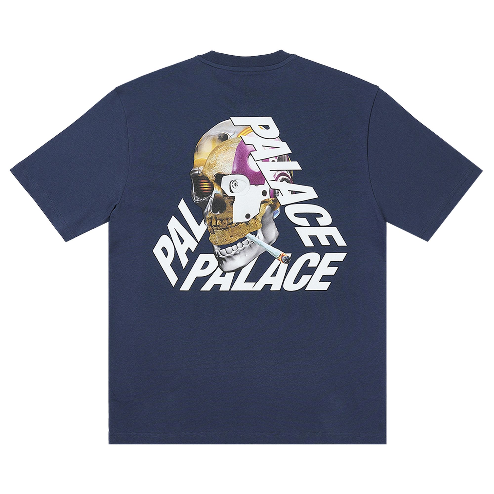 Buy Palace Baked P-3 T-Shirt 'Navy' - P26TS036 | GOAT