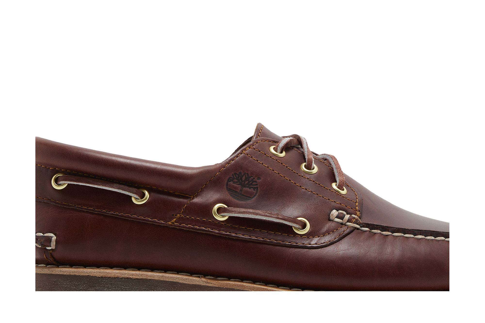 靴 Timberland TB050009 W/L 3eye lug Men's 3-Eye Lug Handsewn Boat Shoe - Burgundy | Timberland US