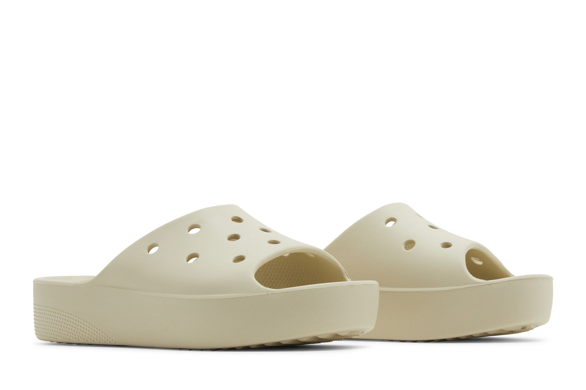 Buy Wmns Classic Platform Slide 'Bone' - 208180 2Y2 | GOAT