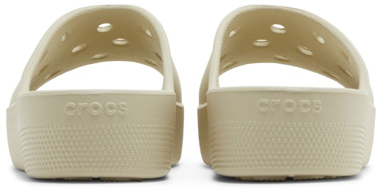 Crocs Wmns Classic Platform Slide Bone