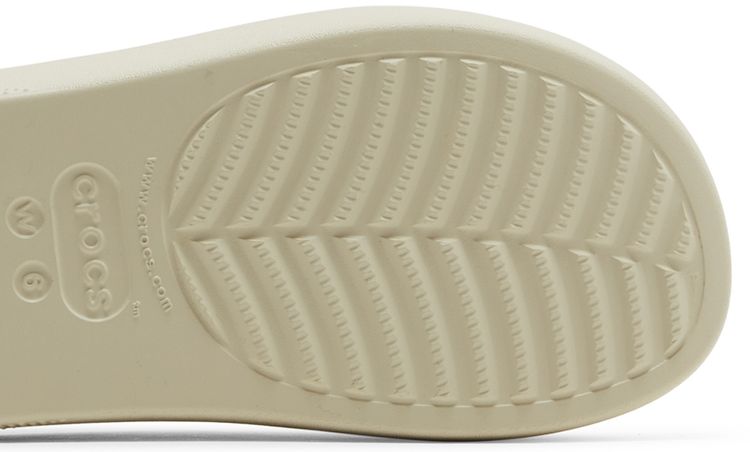 Crocs Wmns Classic Platform Slide Bone
