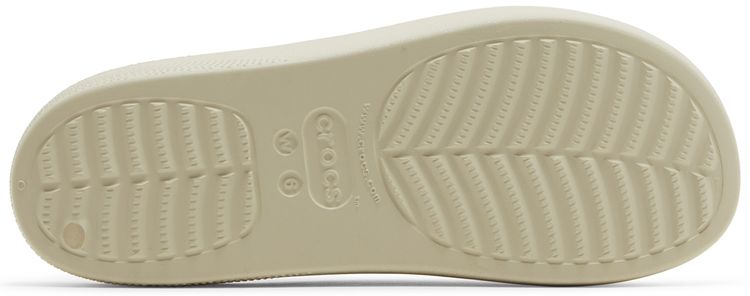 Crocs Wmns Classic Platform Slide Bone