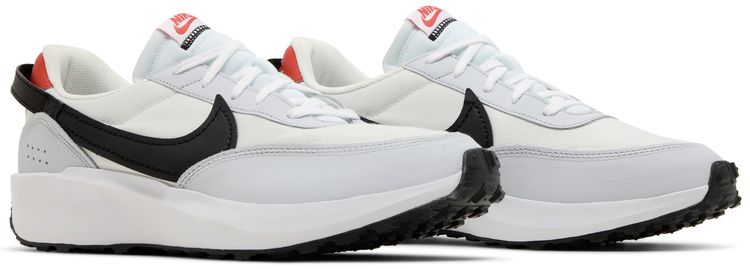 Nike Waffle Debut White Black Picante Red