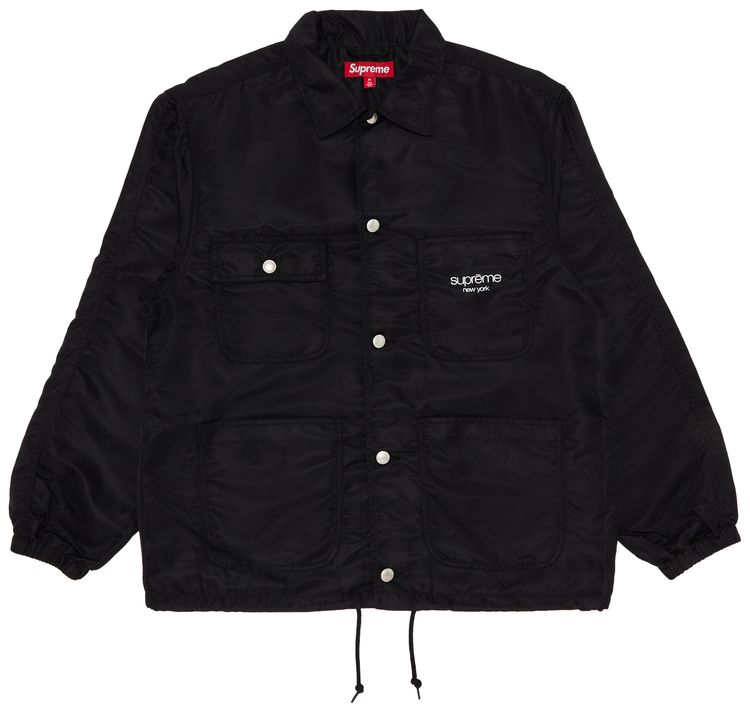 Supreme Nylon Chore Coat Black