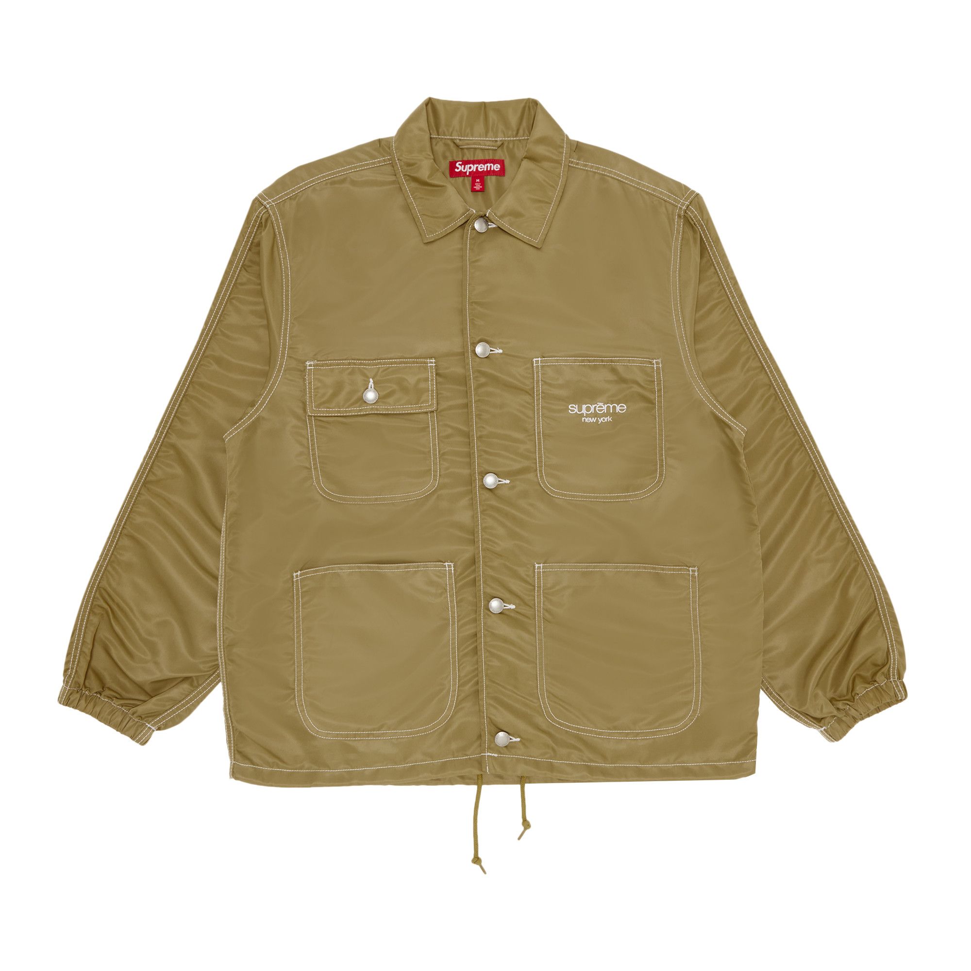 Size l Supreme Nylon Chore Coat 'Tan'