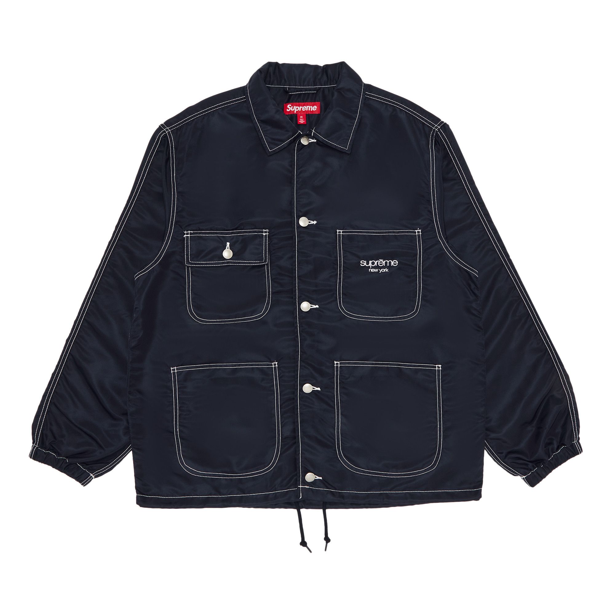 Size l Supreme Nylon Chore Coat 'Navy'