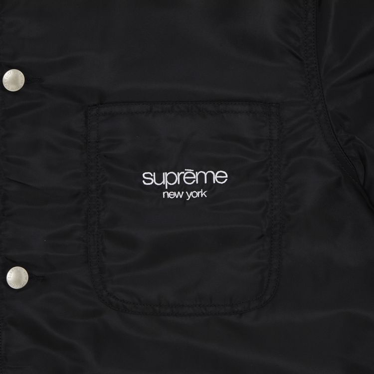 Supreme Nylon Chore Coat Black