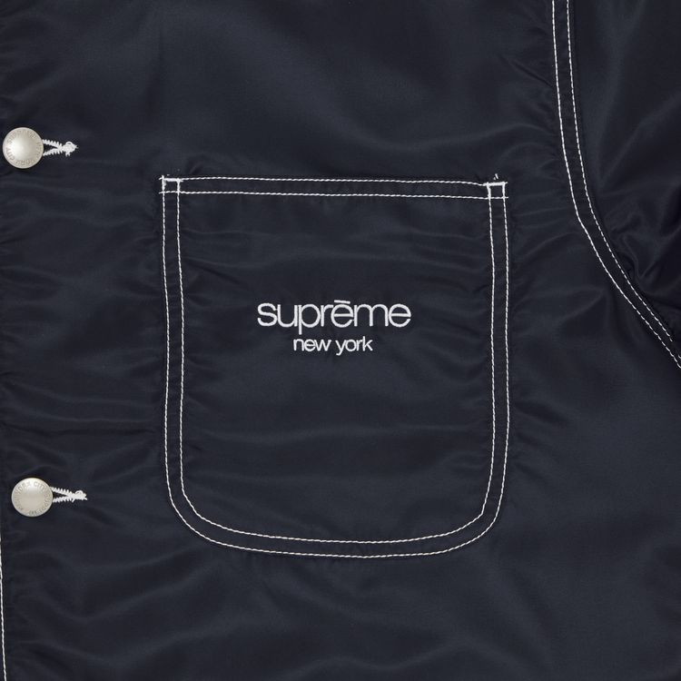 Supreme Nylon Chore Coat Navy