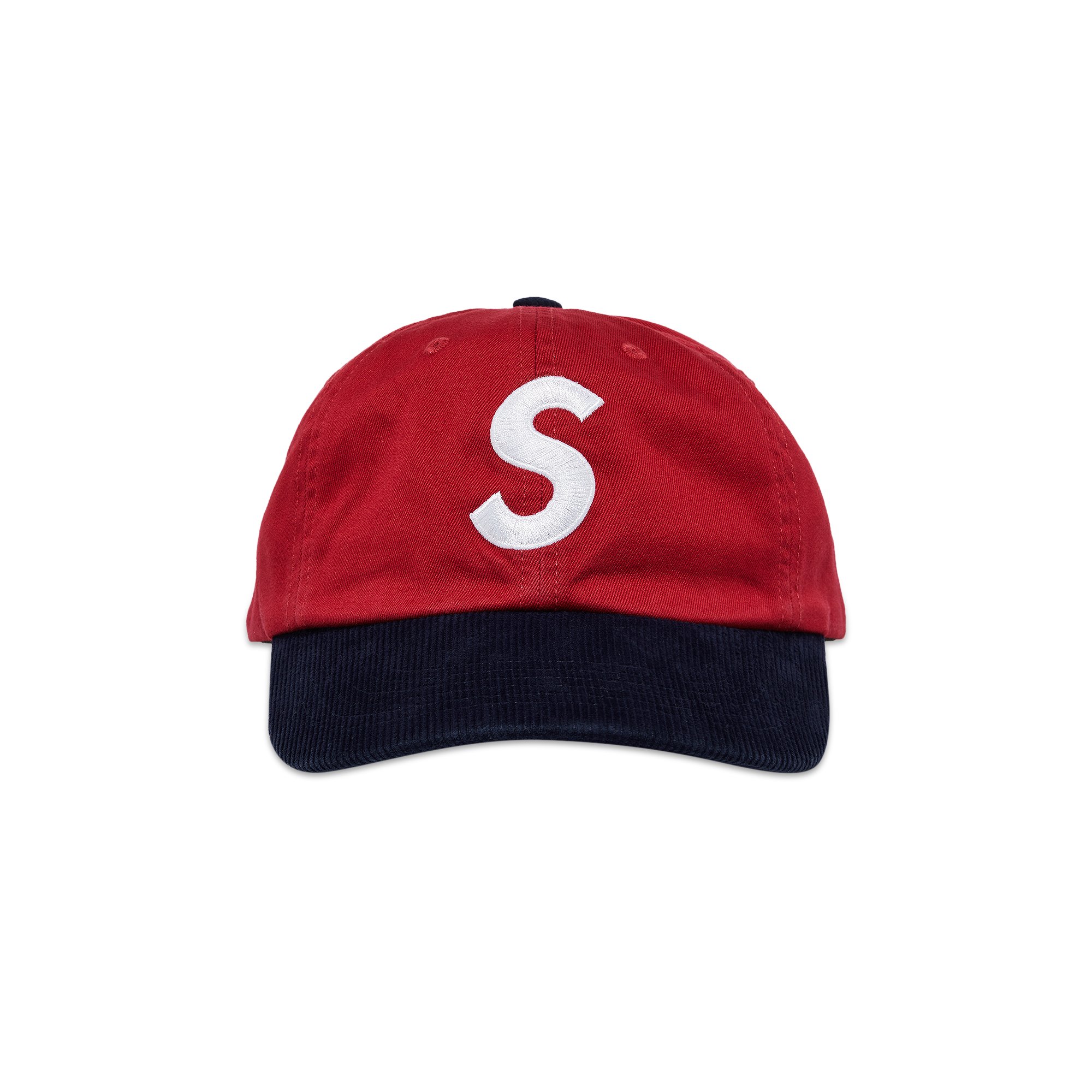 Supreme 2-Tone S Logo 6-Panel 'Red'