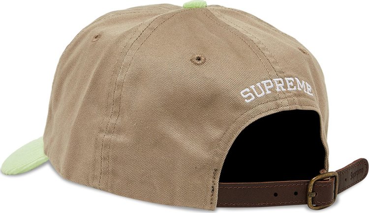 Supreme 2 Tone S Logo 6 Panel Tan