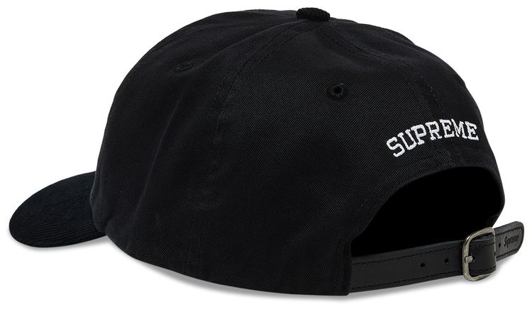 Supreme 2 Tone S Logo 6 Panel Black