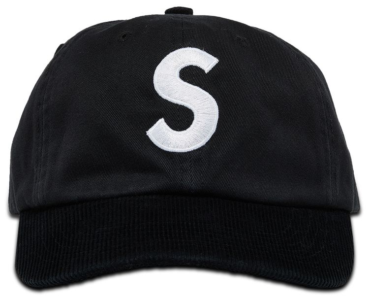 Supreme 2 Tone S Logo 6 Panel Black