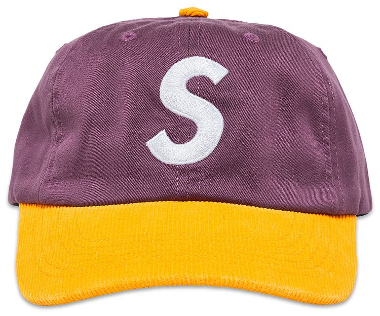 Supreme 2 Tone S Logo 6 Panel Dusty Purple