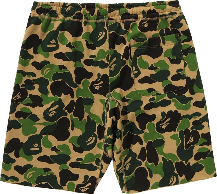 BAPE x Readymade ABC Camo Eagle Wide Sweat Shorts Green