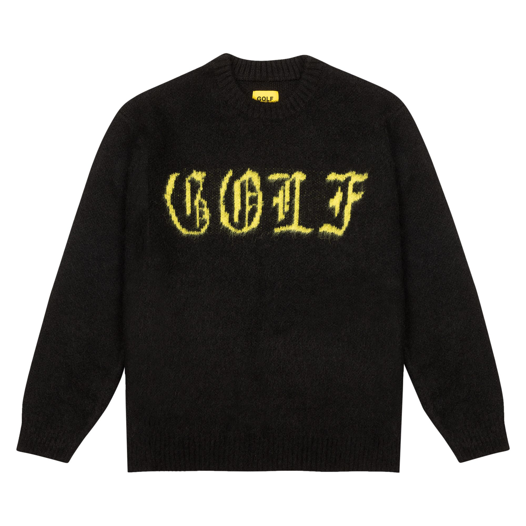 お中元 お歳暮 お年賀 夏 冬 年末年始のご挨拶 ギフト 通販な Buy GOLF WANG Stab Mohair Sweater 'Black/Yellow トップス