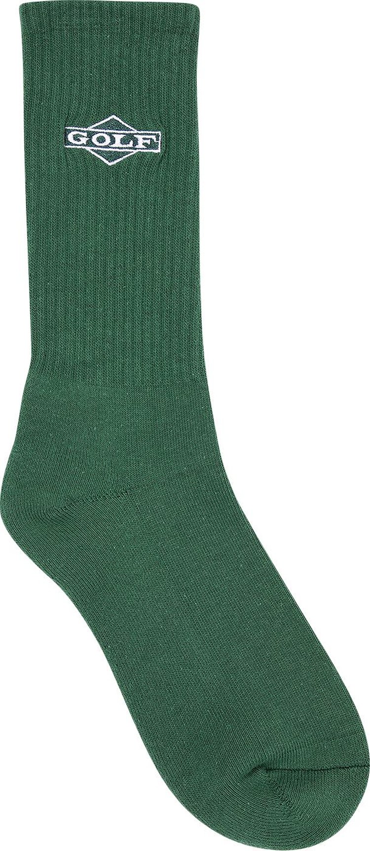 GOLF WANG Deuce Socks 3 Pack GoldDark GreenBrown