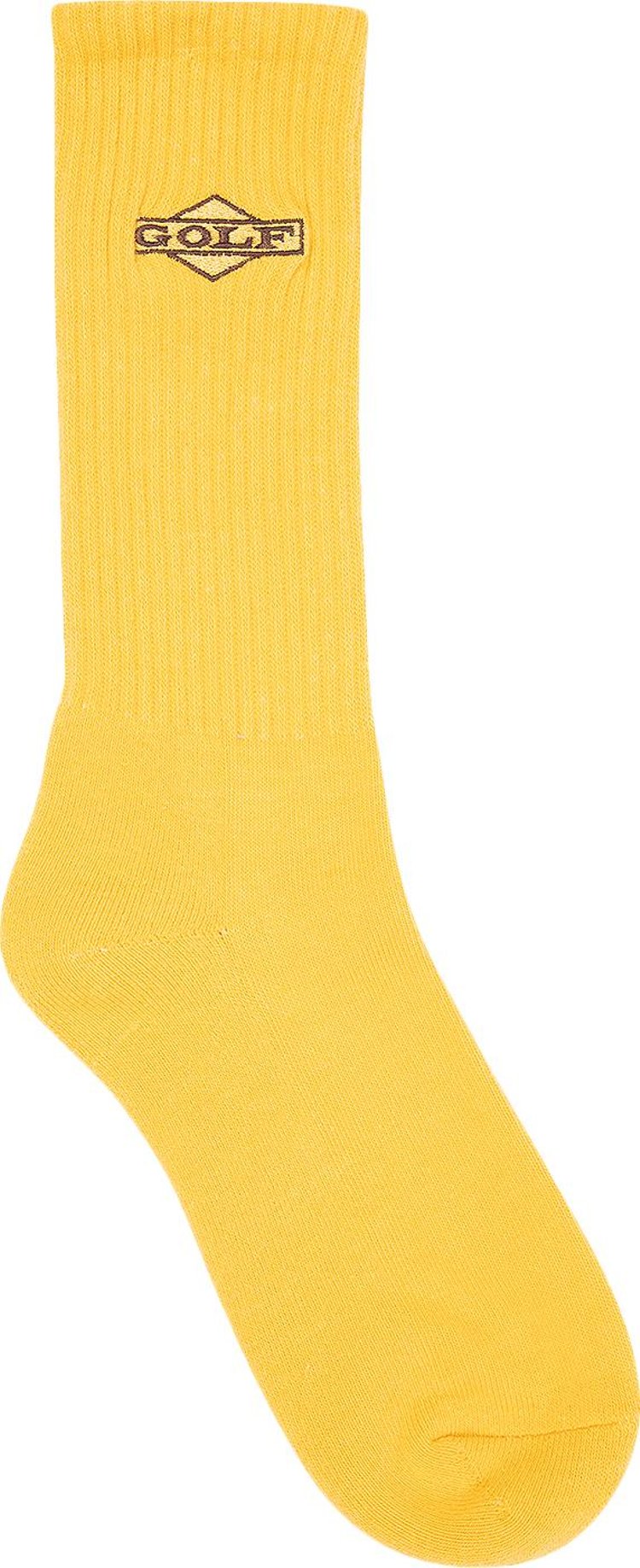 GOLF WANG Deuce Socks 3 Pack GoldDark GreenBrown