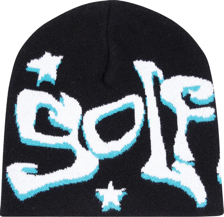 GOLF WANG Majestic Beanie BlackWhiteBlue