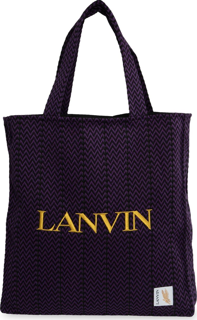Lanvin Lab x Future Curb Tote Bag 'Black/Purple Reign'