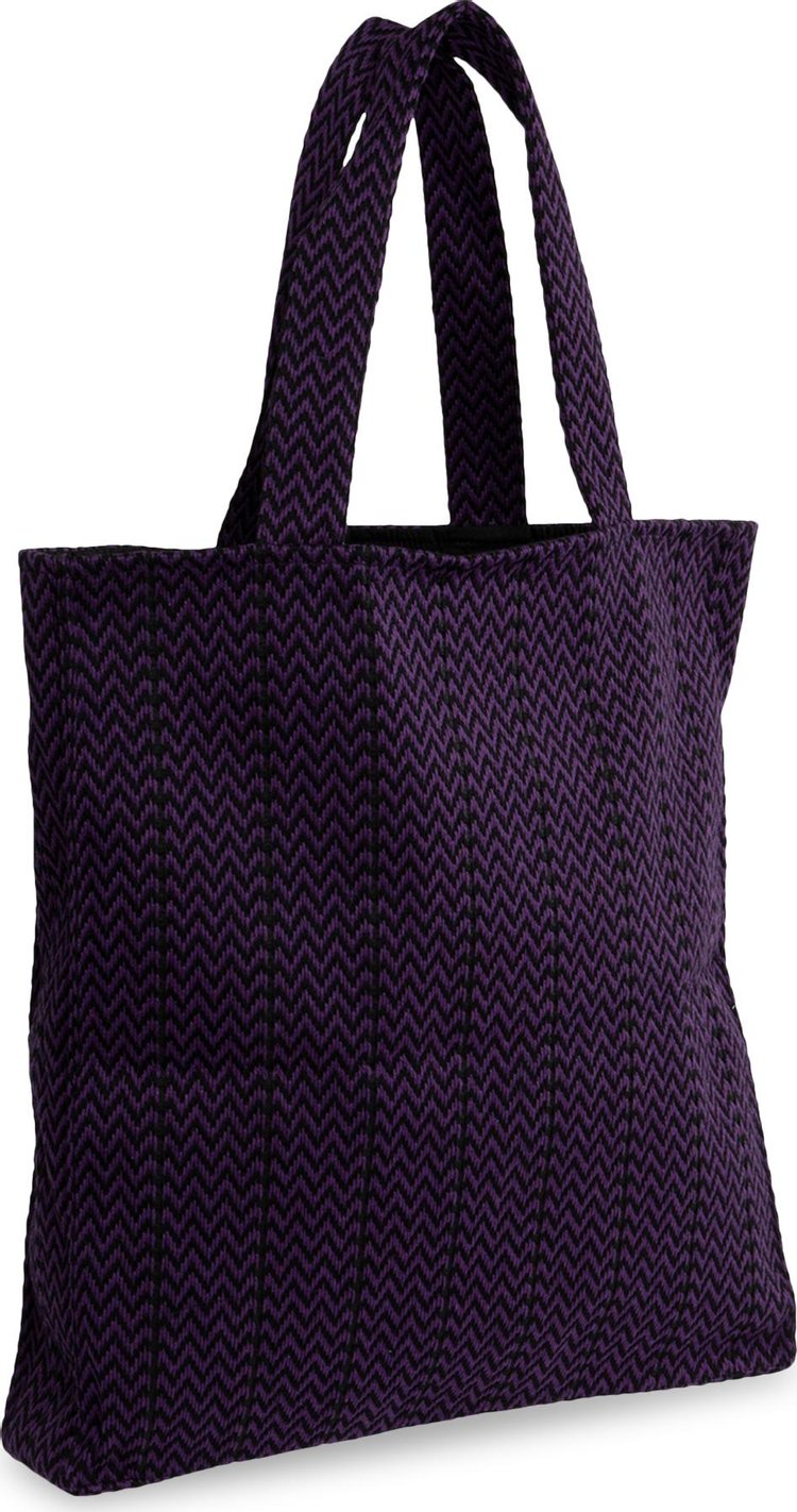 Lanvin Lab x Future Curb Tote Bag BlackPurple Reign