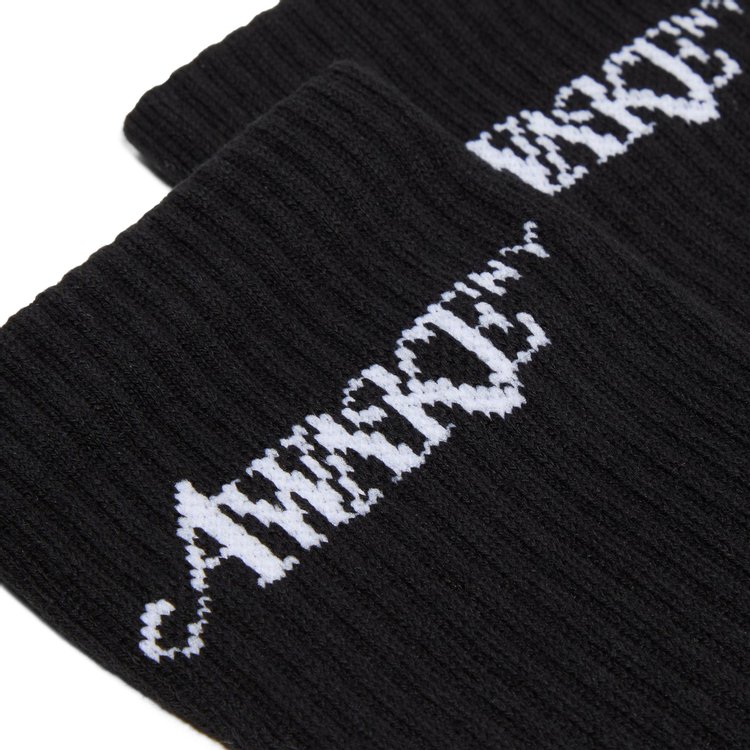 Awake NY Logo Socks Black