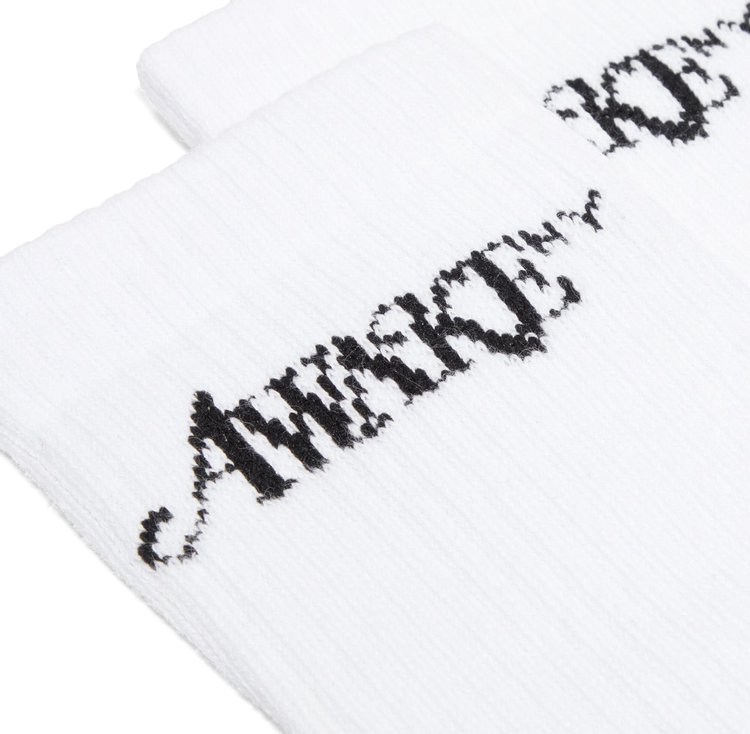 Awake NY Logo Socks White