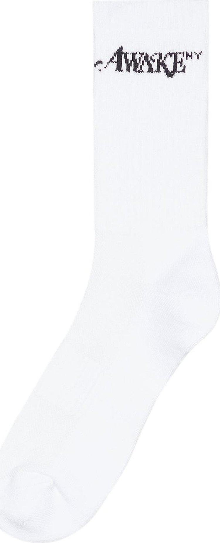 Awake NY Logo Socks White